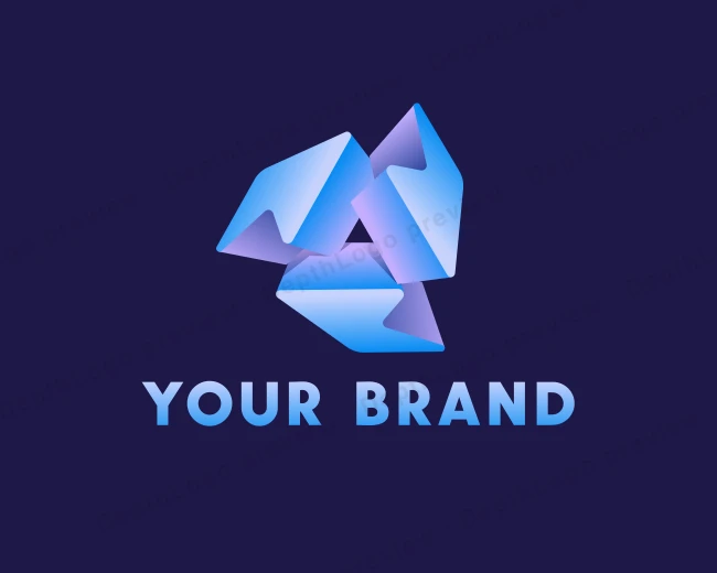 3D Creative Agency logo template for Your Brand