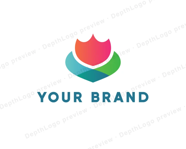 Abstract Flower Bloom logo template for Your Brand