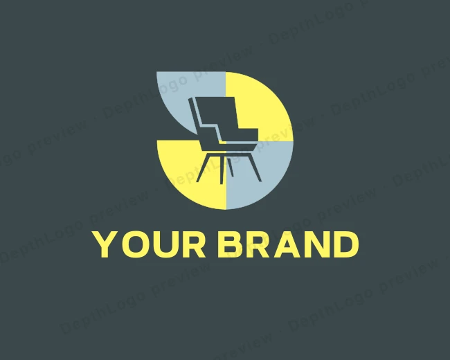 Accent Chair Furniture logo template for Your Brand