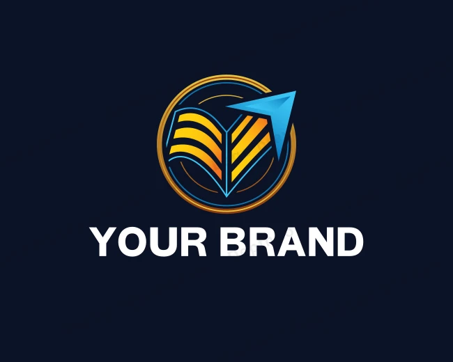 Accounting Arrow Ledger logo template for Your Brand