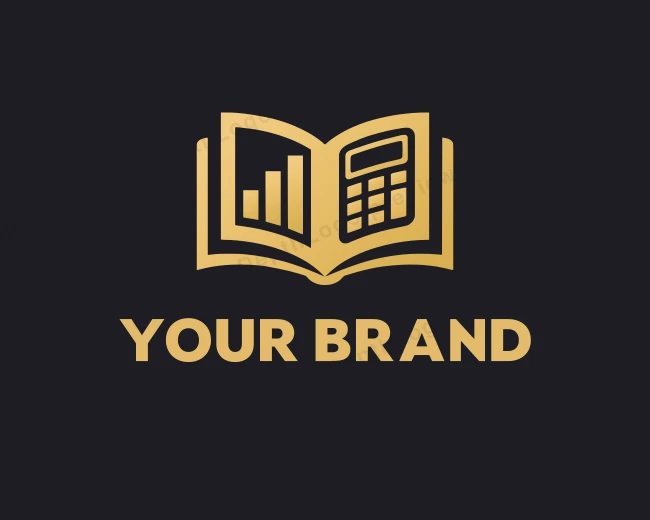 Accounting Finance Ledger logo template for Your Brand