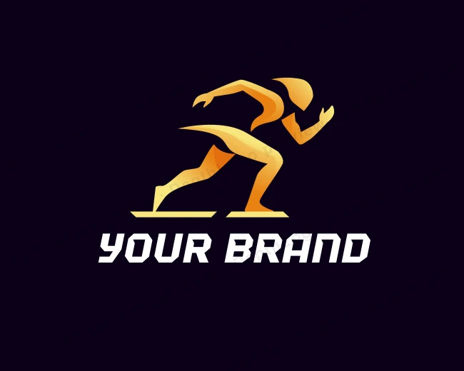 Active Running Sprint logo template for Your Brand
