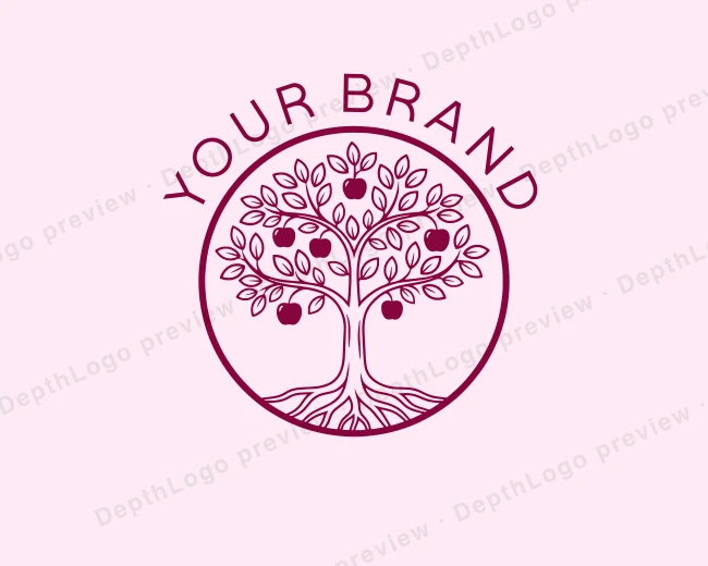 Agriculture Fruit Harvest logo template for Your Brand