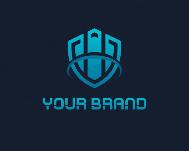 AI Shield Software logo template for Your Brand