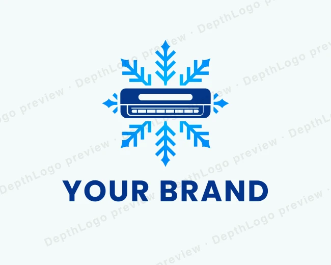 Air Conditioning Ventilation logo template for Your Brand