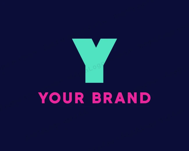 Alphabet Chunky Font logo template for Your Brand