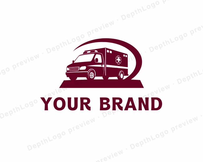 Ambulance Vehicle Emergency logo template for Your Brand