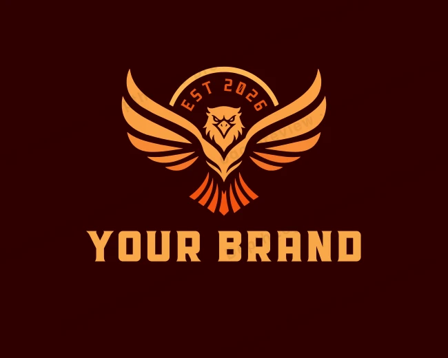 American Bald Eagle logo template for Your Brand