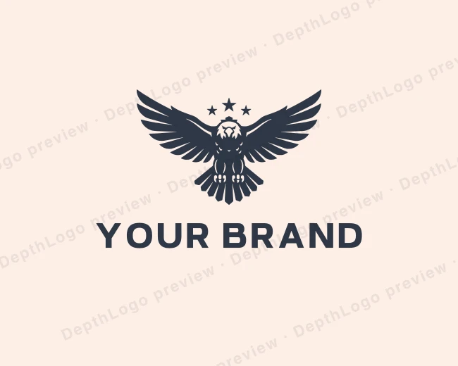 American Eagle Aviary logo template for Your Brand