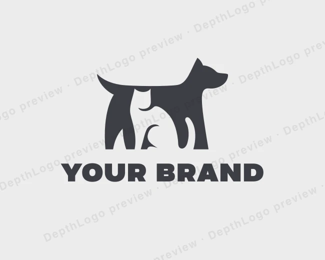 Animal Pet Clinic logo template for Your Brand