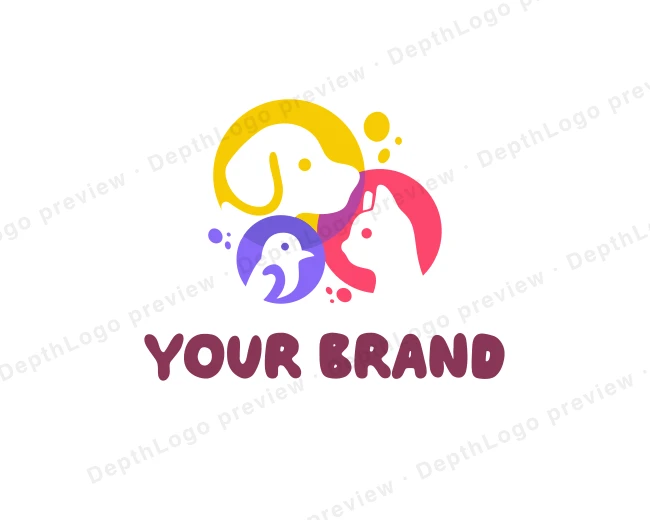 Animal Pet Veterinary logo template for Your Brand