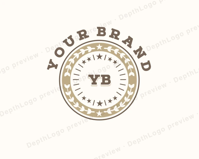 Antique Artisanal Whiskey logo template for Your Brand