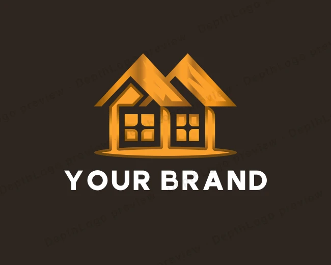 Apartment House Rental logo template for Your Brand