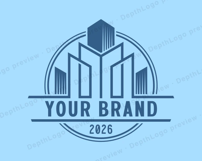 Architecture Building Skyscraper logo template for Your Brand