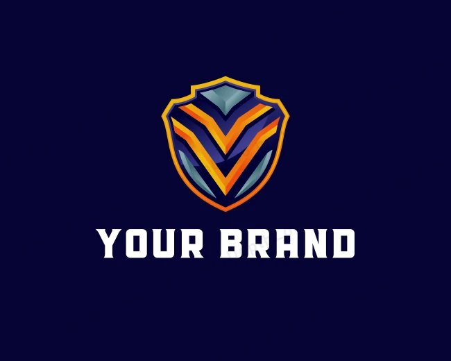 Armor Shield Superhero logo template for Your Brand