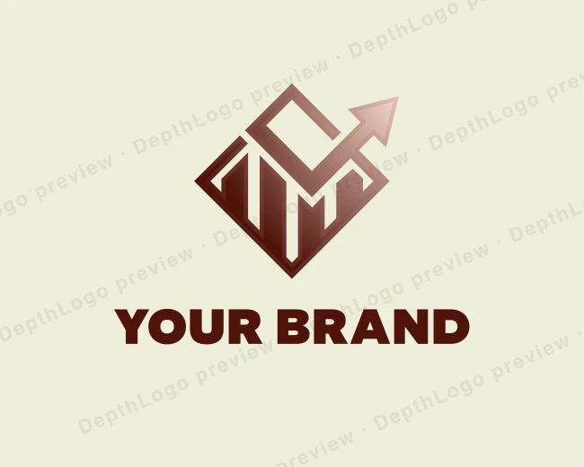 Arrow Graph Marketing logo template for Your Brand