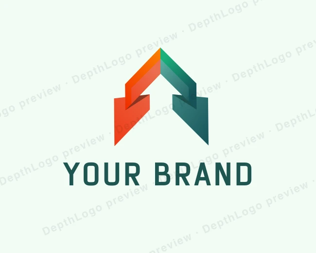 Arrow Logistics Company logo template for Your Brand