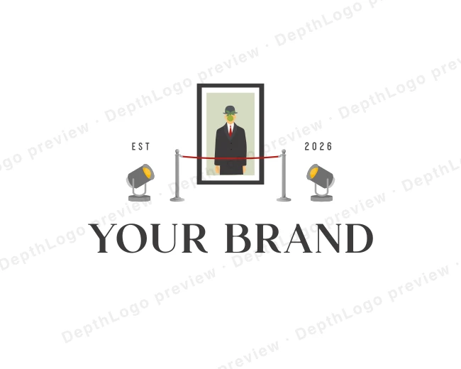 Art Gallery Painting logo template for Your Brand