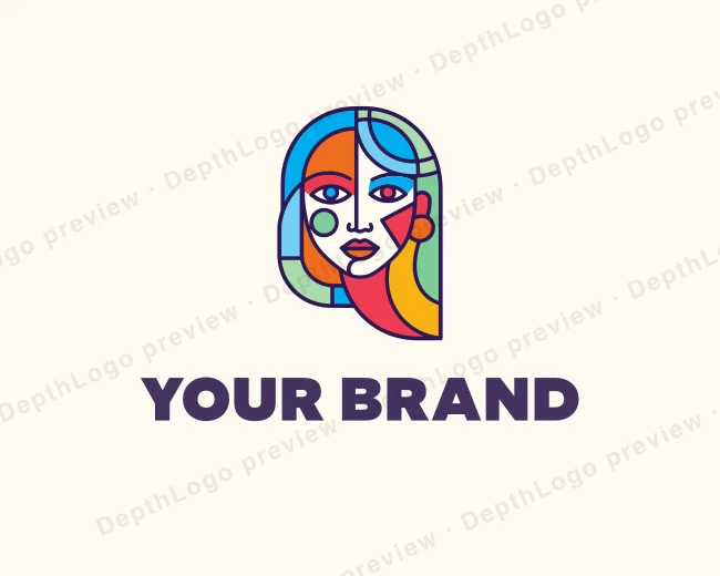 Artistic Art Gallery logo template for Your Brand