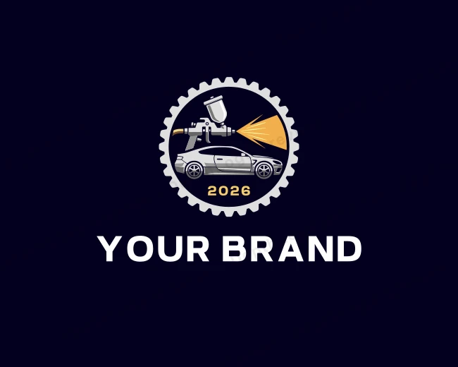 Auto Painting Detailing logo template for Your Brand