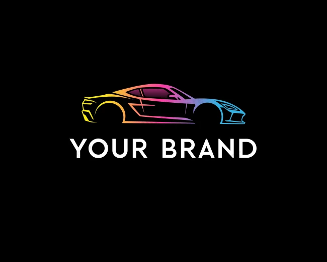 Auto Racing Car logo template for Your Brand