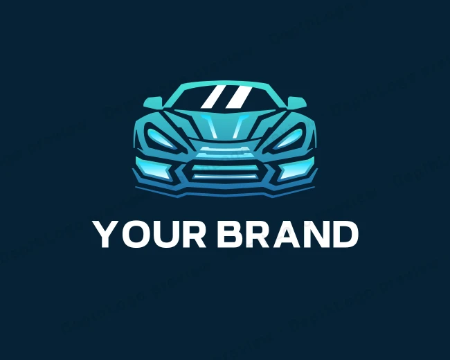 Auto Racing Car logo template for Your Brand