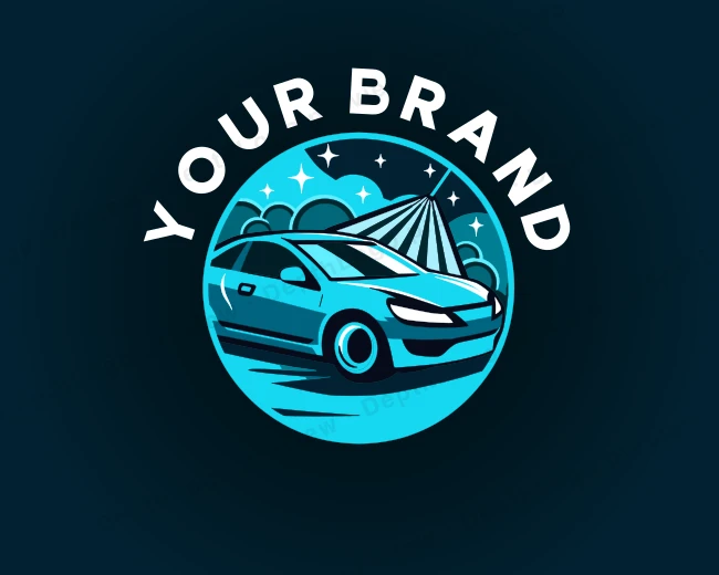 Automotive Car Wash logo template for Your Brand