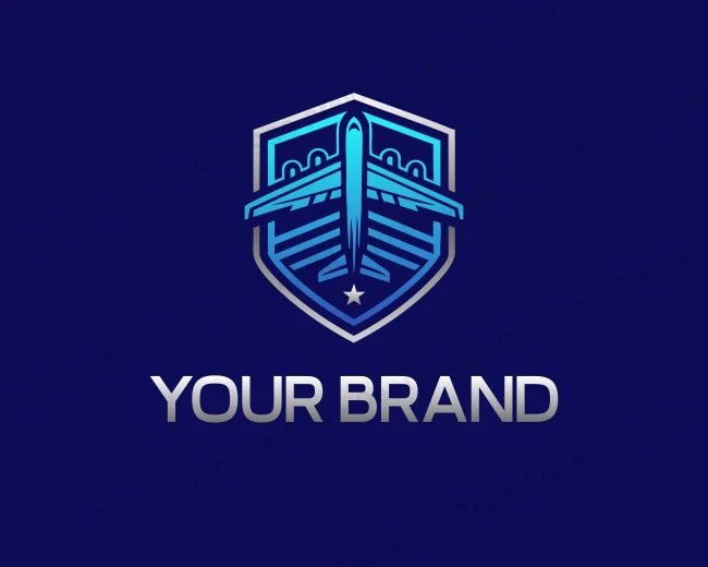 Aviation Airplane Travel logo template for Your Brand