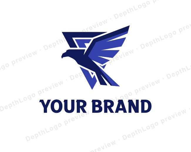 Aviation Eagle Bird logo template for Your Brand