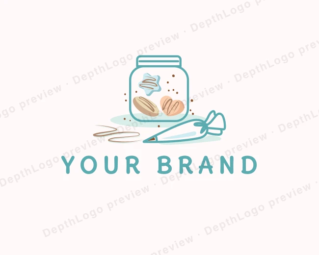 Baking Cookie Jar logo template for Your Brand