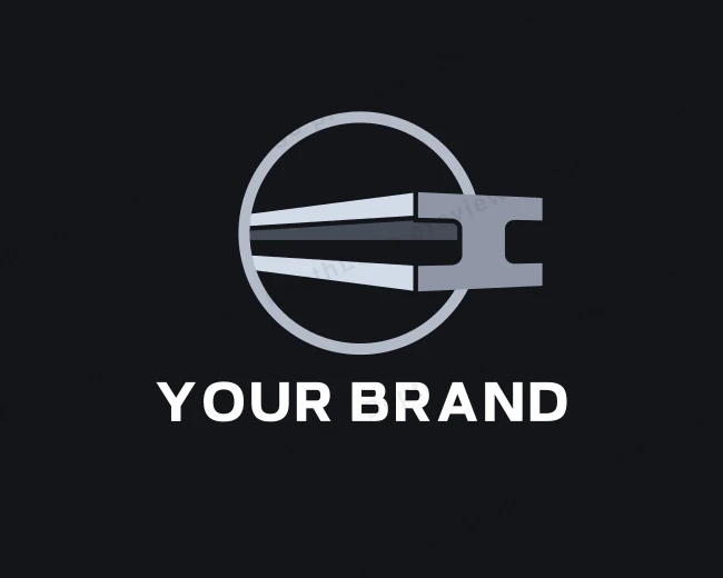 Beam Steel Construction logo template for Your Brand