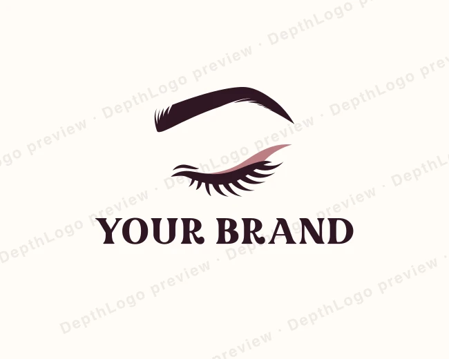 Beauty Eyelash Clinic logo template for Your Brand