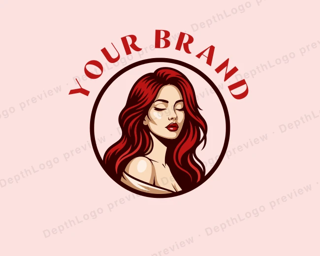 Beauty Hair Salon logo template for Your Brand