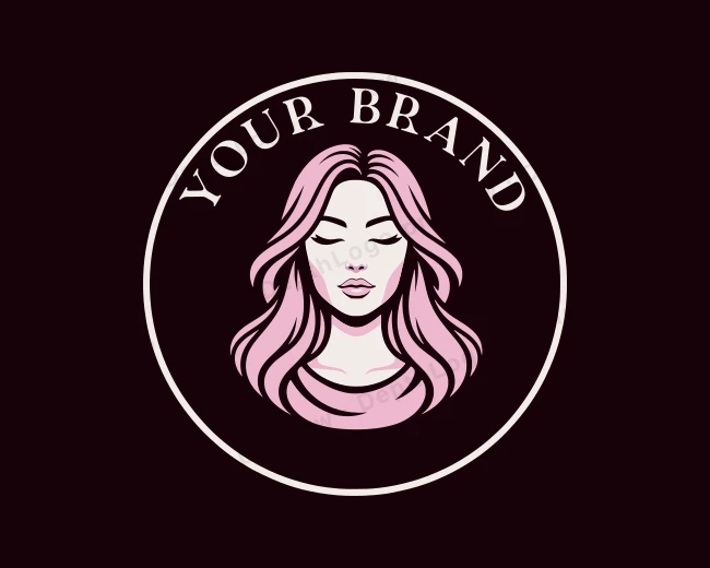 Beauty Salon Hairdresser logo template for Your Brand