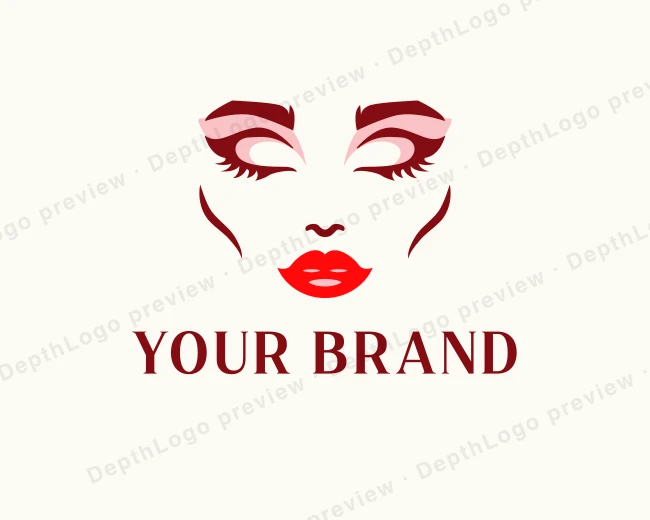 Beauty Salon Woman logo template for Your Brand