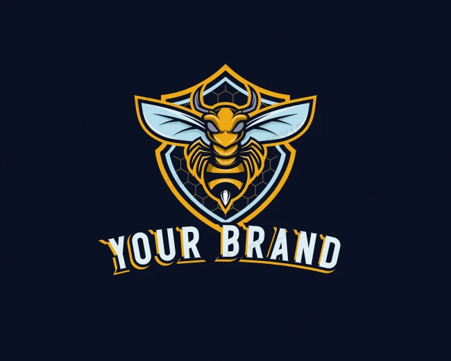 Bee Hornet Gaming logo template for Your Brand