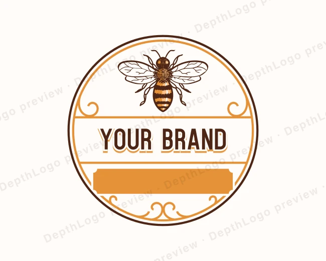 Bee Insect Wings logo template for Your Brand