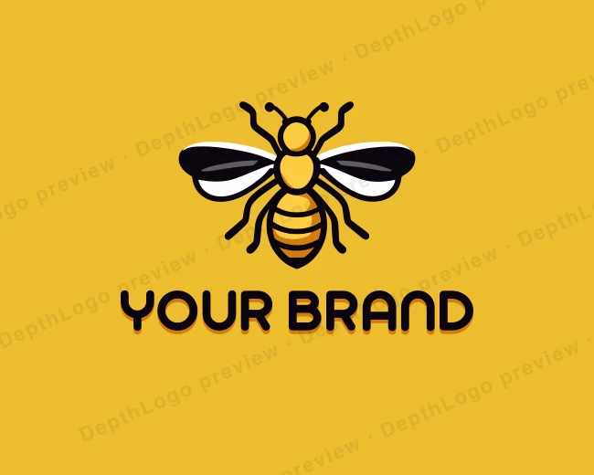 Beekeeper Insect Bug logo template for Your Brand