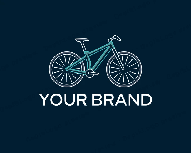 Bicycle Bike Shop logo template for Your Brand