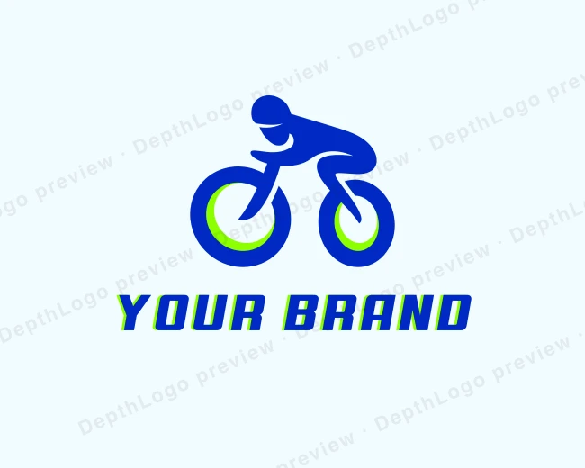 Bicycle Cycling Cyclist logo template for Your Brand
