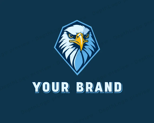 Bird Bald Eagle logo template for Your Brand