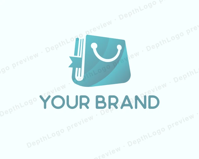Book Retail Bag logo template for Your Brand