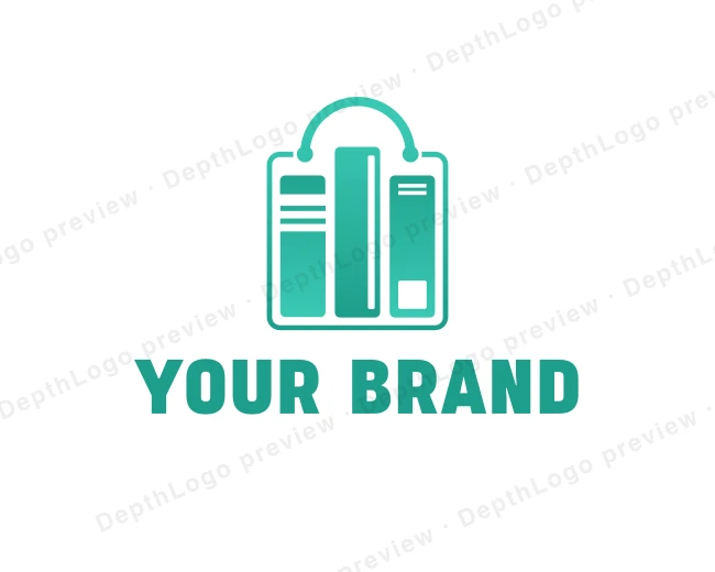 Book Shopping Bookstore logo template for Your Brand