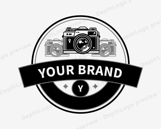 Camera Photo Media logo template for Your Brand