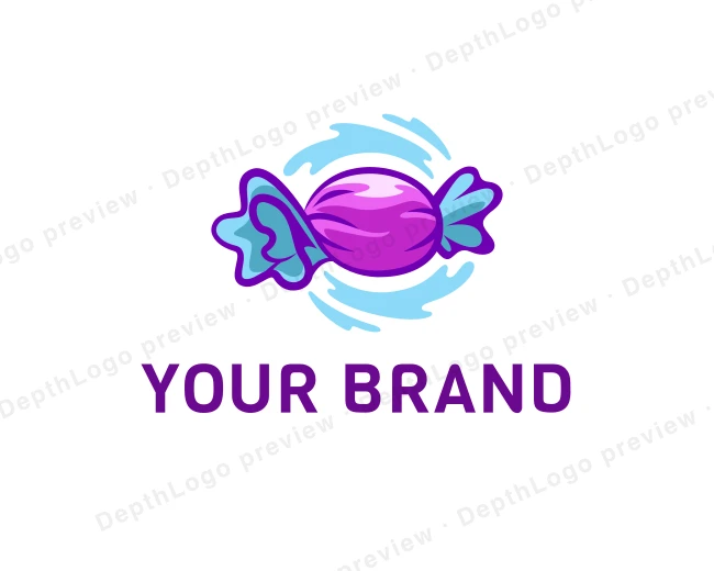 Candy Snack Confectionery logo template for Your Brand