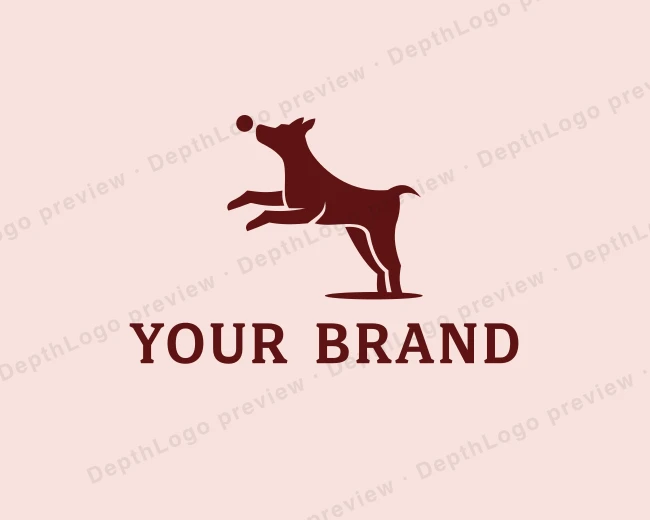 Canine Dog Animal logo template for Your Brand
