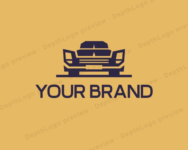 Car Automobile Bumper logo template for Your Brand