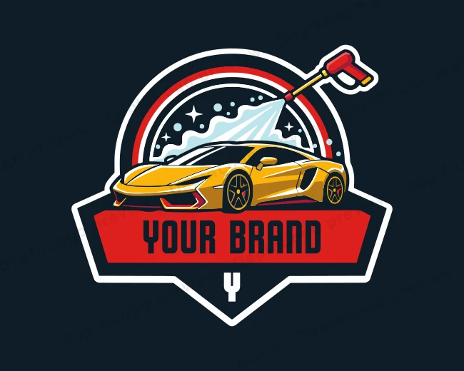 Car Wash Automotive logo template for Your Brand
