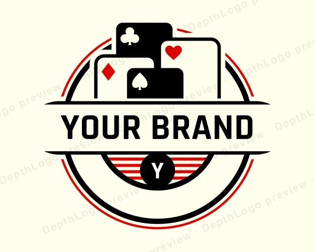 Card Casino Entertainment logo template for Your Brand