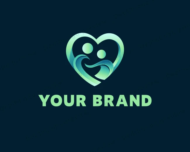 Caregiver Community Organization logo template for Your Brand